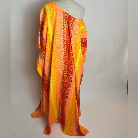 Vintage mumu/caftan orange - Picture 3 of 5